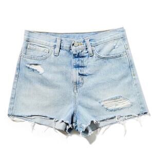 [B10] BDG Girlfriend High Rise Cutoffs Distressed Denim